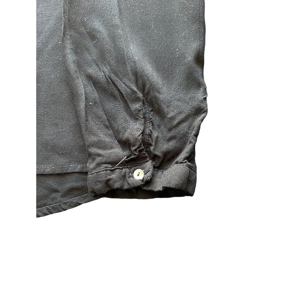 Love Tree Chambray Flower Embroidered Button Down Women Long sleeve Shirt Large - Picture 2 of 10